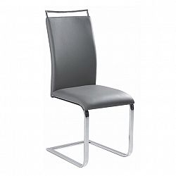 Jedálenská stolička, sivá, BARNA NEW, poškodený tovar