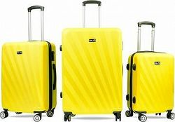 Aga Travel Súprava cestovných kufrov MR4653 Žltá
