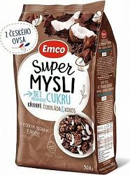 Emco Super mysli bez pridaného cukru čokoláda a kokos 500 g