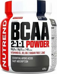 Nutrend BCAA Mega Strong Drink (2:1:1), 400 g, čierne ríbezle