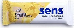 SENS Pleasure Protein tyčinka s cvrčou múkou, 40 g, ananás & kokos