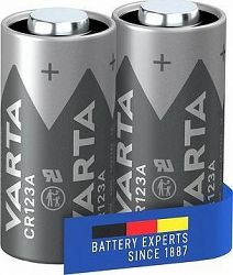 VARTA špeciálna lítiová batéria Photo Lithium CR123A 2 ks