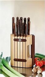Victorinox blok s 11 ks kuchynských nožov s drevenou rukoväťou
