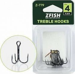 Zfish Treble Hooks Z-779 Veľkosť 1/0 5 ks