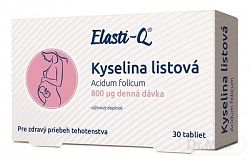 Elasti-Q Kyselina listová 800 y 30 tabliet