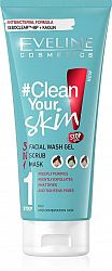 Eveline Cosmetics Clean Your Skin čistiaci gél 3 v 1 200 ml