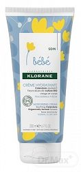 Klorane Bébé hydratačný krém na tvár a telo Moisturizing Cream Vitamin based 200 ml