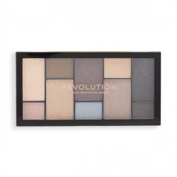 Makeup Revolution Reloaded paletka očných tieňov Impulse Smoked 24,5 g